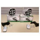 MMF035 Two Solar Sensor Lights New