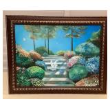 MMF082 Framed Original Scenic Painting 