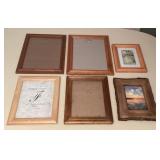 MMF087 Six Wooden Picture Frames 