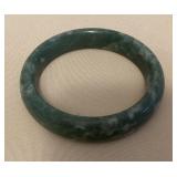 MMF106 Spinach Green Jade Bangle Bracelet New 