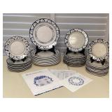 MMF118 Dedham Pottery Reproduction By The Potting Shed Ceramic Plates