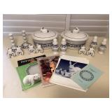 MMF128 Dedham Pottery Reproduction By The Potting Shed Casserole Dishes & More!