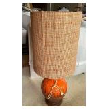 MMM011- Vintage Ceramic Lava Glaze Lamp