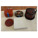 MMM045- Variety Of Bento Boxes And Lacquerware 