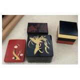 MMM049- Vintage Lacquer Bento Boxes 