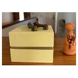 MMM151- Clay Hamster Incense Holder And Others