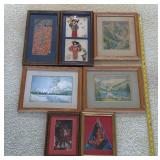 MMM164 Miscellaneous Framed Artworks