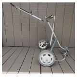 MMM229 - 2-Wheeled Folding Golf Bag Carrier 