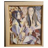 MMM234 Original Painting On Strecthed Canvas