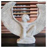 TTT004 - Antique Egyptian Winged Isis Statue