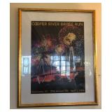 TTT015 Framed Cooper River Bridge Run Print