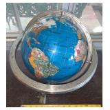 TTT044 Beautiful Vintage JW Jere Wright Global Ltd. Gemstone Globe