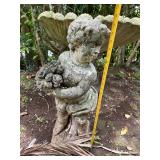 TTT059- Braden Statue Of Boy Holding Something