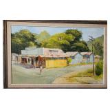 TTT079 - Original Oil on Canvas Street Scene