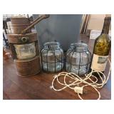 TTT127 Vintage Lantern & Other Lighting 
