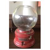 TTT139 - Rare Antique Red Ford Gumball Machine 