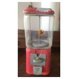 TTT156 - Vintage Oak Mfg. Co. Bubble Gum Machine 