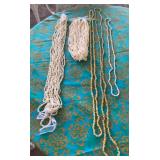 TTT242 - Vintage Hawaiian Shell Lei of Varying Lengths