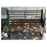 TTT259- Cast Iron Framed Patio Bench