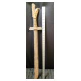 TTT304 - Kampilan Style Compound Cut Straight Blade Swords