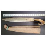 TTT307 - Moro Barong Short Sword with Sheath 