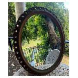 TTT327- Ornate Framed Oval Mirror 