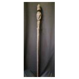 TTT345 - Female Figure Topped Hardwood Staff 