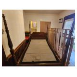 TTT371 Full Sized Electric Bed Platform With Wooden Bed Frame