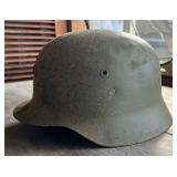 TTT401- Vintage Metal Combat Helmet