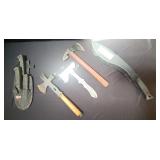 TTT407 - Assorted Axes and Knives 