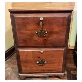 TTT413- Wooden (2) Drawer Cabinet 