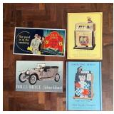 TTT449- Various Vintage Tin Advertisement/ Signs