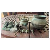 TTT456- Assorted Brass & Metal Decor