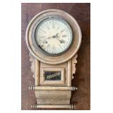 TTT475- Vintage Regulator Wooden Wall Clock