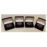 TTT500 Four Sterling Silver H3 Highway Commemorative Coin Money Clips New