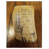 TTT528-Collectible Scrimshaw Celebrating The HMS Challenger