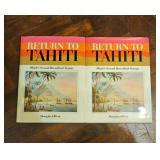 TTT548-2 Signed Copies Of "Return To Tahiti" By Douglas Oliver