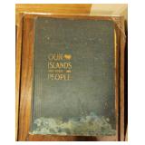 TTT563-Antique Copywrite 1899 "Our Islands And Their People" Vol. 1&2