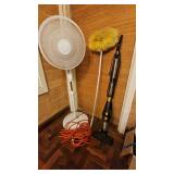 TTT589-Standing Room Fan, Lightweight Vaccum, and Long Handled Duster