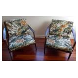 MFA002 Pair of Vintage Danish Style Modern Lounge Chairs 