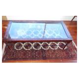 MFA003 Repurposed Coffee Table & Wool Area Rug