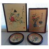 MFA041 Chinese Reverse Glass Painting & Shadow Box Art