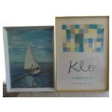 MFA073 Original 19" x 25" Painting & Framed Poster