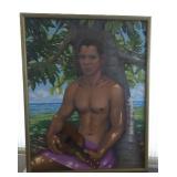 MFA078 Hawaiian 23" x 30" Original Acrylic Ka Pu