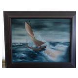 MFA080 Large 30" x 25" Original Oil Painting Schutt