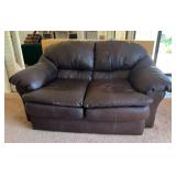 KFT002- Love Seat Leather Sofa