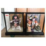 KFT025 - More Vintage Boys Day Japanese Dolls in Glass Cases