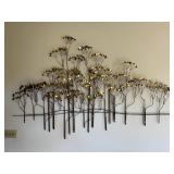 KFT029- Decorative Tree Gold Tone Wall Hanging 