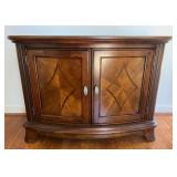 KFT031- Wooden Dark Brown Cherry Cabinet