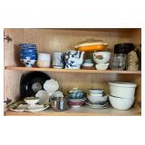 KFT038- Assorted Glass/Ceramic Serveware